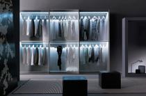 Стеклянный шкаф с системой Bortoluzzi Glow +
